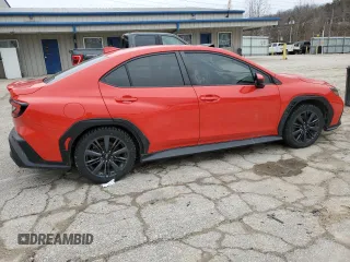 2023 Subaru WRX Premium with VIN JF1VBAF6XP9808546, listed as a Copart auction lot 43581465 with 24,910 mi miles and Salvage Title. Bid and sale history available at carsss.com. Image 3.
