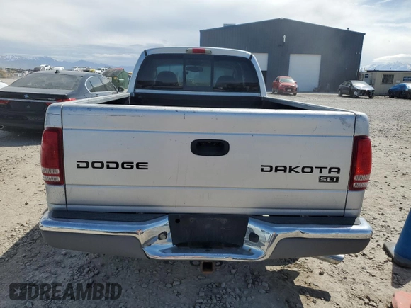 2004 Dodge Dakota SLT with VIN 1D7GL42N84S693356, listed as a Copart auction lot 53311415 with 224,342 mi miles and Salvage title. Bid and sale history available at DreamBid. Image 6.