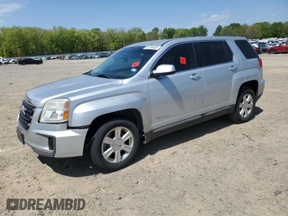 2016 GMC Terrain SLE with VIN 2GKALMEK1G6141937, listed as a Copart auction lot 52766935 with 142,154 mi miles and Salvage Title. Bid and sale history available at carsss.com. Image 1.