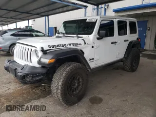 2022 Jeep Wrangler Unlimited Sport S with VIN 1C4HJXDG7NW235385, listed as a Copart auction lot 86088314 with 22,951 mi miles and Salvage Title. Bid and sale history available at carsss.com. Image 1.
