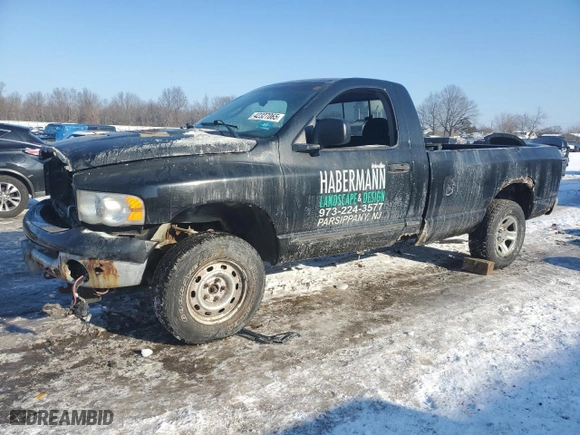 2002 Dodge Ram 1500 ST with VIN 1D7HU16N52J230989, listed as a Copart auction lot 42327065 with 0 mi miles and Salvage Title. Bid and sale history available at carsss.com. Image 1.