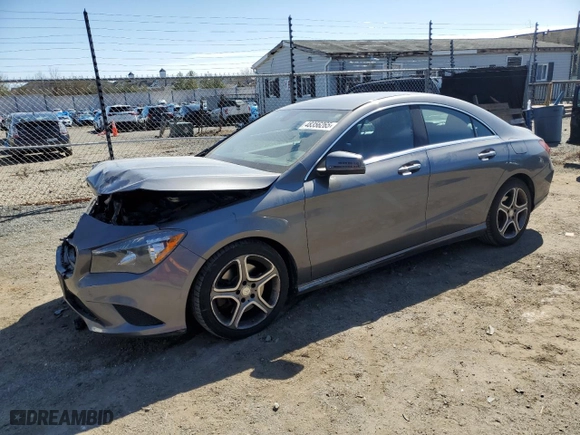 2014 Mercedes-Benz CLA-Class CLA 250 with VIN WDDSJ4GB9EN121324, listed as a Copart auction lot 48356265 with 84,860 mi miles and Salvage Title. Bid and sale history available at carsss.com. Image 1.