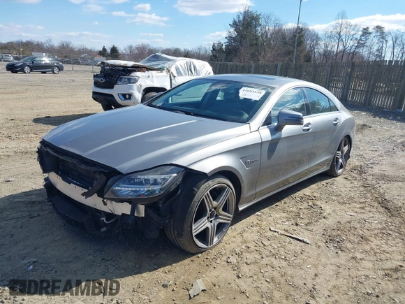 2013 Mercedes-Benz CLS-Class CLS 63 AMG with VIN WDDLJ7EB3DA081210, listed as a IAAI auction lot 41683158 with 61,423 mi miles. Bid and sale history available at carsss.com. Image 2.