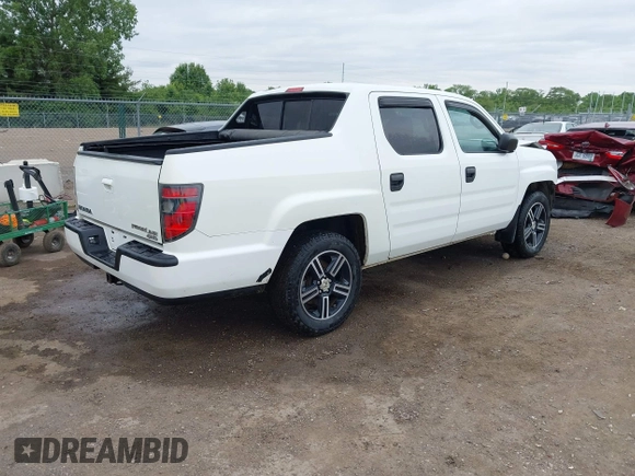 2014 Honda Ridgeline Sport z VIN 5FPYK1F70EB009711, wystawiony jako IAAI lot #42343485 z przebiegiem 154 317 mil mil oraz . Historia ofert i sprzedaży dostępna na DreamBid. Obrazek 4.