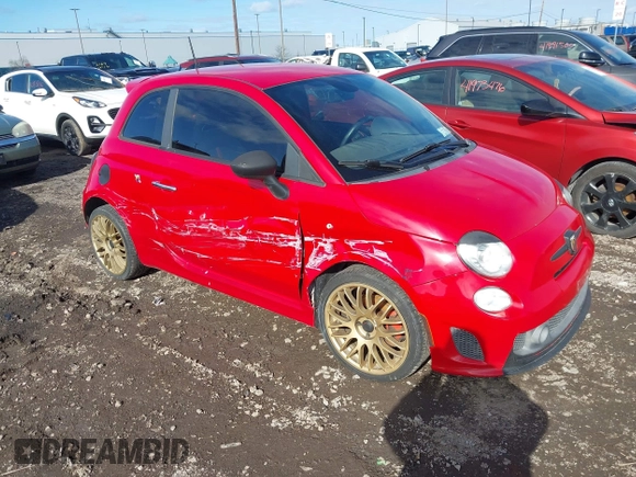 2013 FIAT 500 Abarth with VIN 3C3CFFFH5DT743455, listed as a IAAI auction lot 41995142 with 117,071 mi miles and . Bid and sale history available at DreamBid. Image 1.