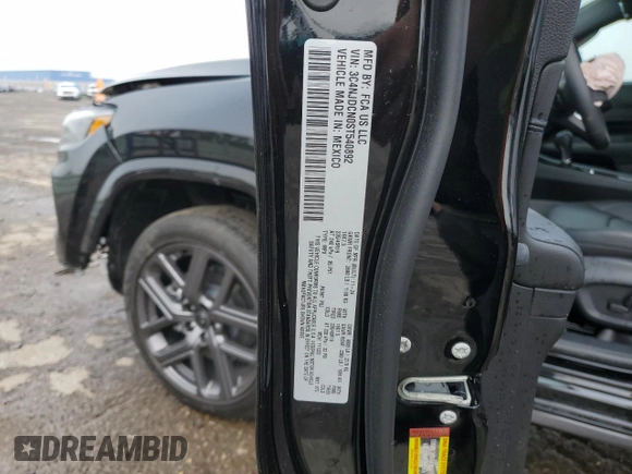 2025 Jeep Compass Limited с VIN 3C4NJDCN0ST540892, выставлен на аукционе Copart как лот 59910355 с пробегом 176 миль миль и Списание • Salvage title. История ставок и продаж доступна на DreamBid. Изображение 13.