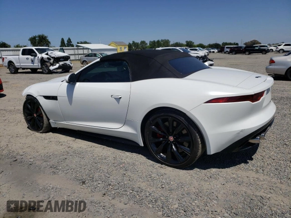2021 Jaguar F-Type with VIN SAJD55FE7MCK75289, listed as a Copart auction lot 56250635 with 8,533 mi miles and Salvage Title. Bid and sale history available at DreamBid. Image 2.