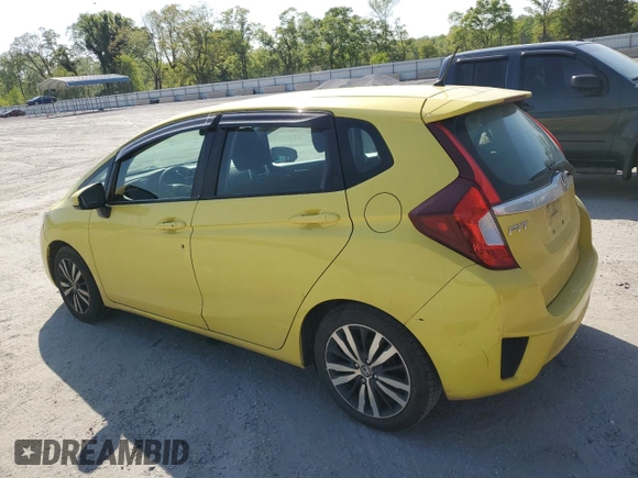 2015 Honda Fit EX-L with VIN 3HGGK5H86FM747285, listed as a Copart auction lot 53034715 with 102,236 mi miles and Salvage Title. Bid and sale history available at DreamBid. Image 2.