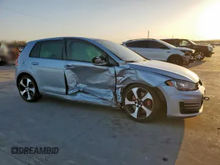 2017 Volkswagen Golf GTI S with VIN 3VW447AU6HM051900, listed as a Copart auction lot 48897115 with 80,022 mi miles and Salvage Title. Bid and sale history available at carsss.com. Image 4.