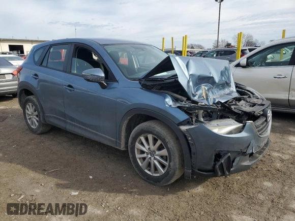 2016 Mazda CX-5 Sport with VIN JM3KE2BY0G0703866, listed as a Copart auction lot 43708185 with 186,790 mi miles and Salvage Title. Bid and sale history available at carsss.com. Image 4.