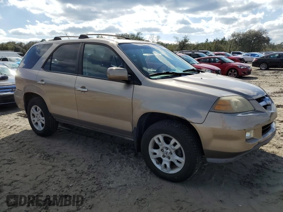 2004 Acura MDX Touring Pkg w/Navigation with VIN 2HNYD18804H547045, listed as a Copart auction lot 46000065 with 182,100 mi miles and Salvage Title. Bid and sale history available at carsss.com. Image 4.