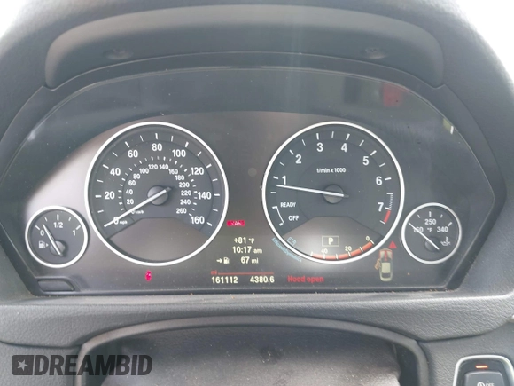 2014 BMW 4 Series 435i with VIN WBA3R1C52EK191381, listed as a IAAI auction lot 42257612 with 161,112 mi miles and . Bid and sale history available at DreamBid. Image 7.