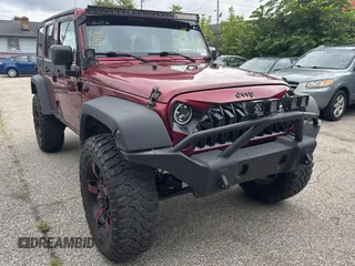 2012 Jeep Wrangler Unlimited Sport with VIN 1C4BJWDG5CL289329, listed as a Copart auction lot 65816775 with 152,632 mi miles and Clean title. Bid and sale history available at DreamBid. Image 1.