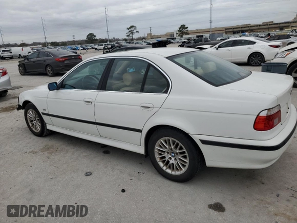 2001 BMW 5 Series 530iA with VIN WBADT63471CF05916, listed as a Copart auction lot 42752195 with 110,586 mi miles and Salvage Title. Bid and sale history available at carsss.com. Image 2.