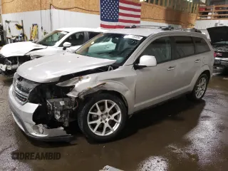 2013 Dodge Journey R/T with VIN 3C4PDDFG8DT621087, listed as a Copart auction lot 83105834 with 156,172 mi miles and Salvage title. Bid and sale history available at DreamBid. Image 1.