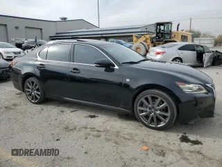 2015 Lexus GS 350 with VIN JTHBE1BL8FA007254, listed as a Copart auction lot 42392735 with 187,338 mi miles and Salvage Title. Bid and sale history available at carsss.com. Image 4.