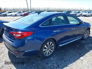 2015 Hyundai Sonata Sport with VIN 5NPE34AF5FH217630, listed as a IAAI auction lot 41920256 with 147,440 mi miles and . Bid and sale history available at DreamBid. Image 4.