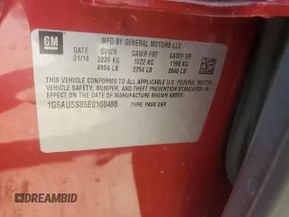 2014 Cadillac CTS Vsport RWD z VIN 1G6AU5S85E0160488, wystawiony jako Copart lot #53439575 z przebiegiem 146 309 mil mil oraz Szkoda całkowita • Salvage title. Historia ofert i sprzedaży dostępna na DreamBid. Obrazek 12.