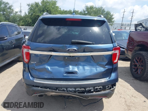 2018 Ford Explorer XLT z VIN 1FM5K7D89JGA54555, wystawiony jako IAAI lot #42375872 z przebiegiem 89 115 mil mil oraz . Historia ofert i sprzedaży dostępna na DreamBid. Obrazek 16.