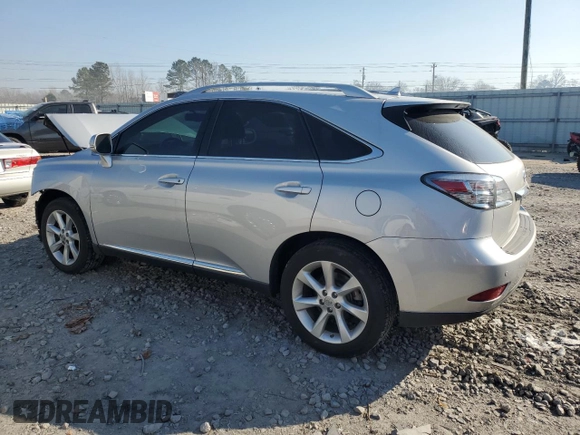2011 Lexus RX 350 with VIN 2T2ZK1BA6BC049902, listed as a Copart auction lot 46755265 with 99,332 mi miles and Salvage title. Bid and sale history available at DreamBid. Image 2.