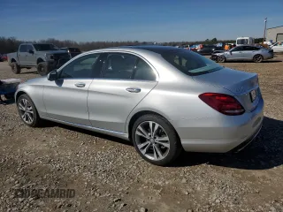 2015 Mercedes-Benz C-Class C 300 Luxury with VIN 55SWF4KB2FU001898, listed as a Copart auction lot 45596695 with 53,411 mi miles and Salvage Title. Bid and sale history available at carsss.com. Image 2.