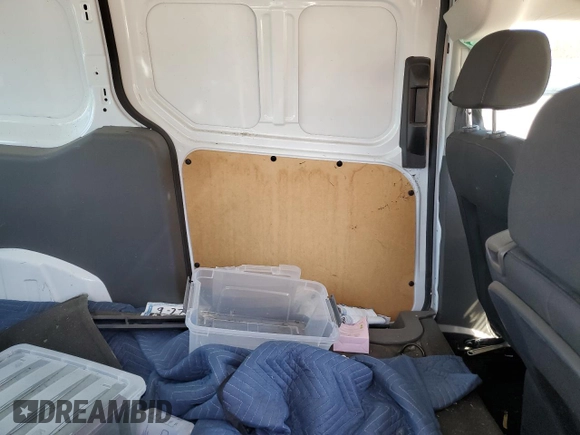 2022 Ford Transit Connect XLT with VIN NM0LS7T28N1527571, listed as a Copart auction lot 43587235 with 8,620 mi miles and Salvage title. Bid and sale history available at DreamBid. Image 10.