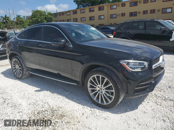 2021 Mercedes-Benz GLC 300 z VIN W1N0J8EB1MF989055, wystawiony jako Copart lot #54819555 z przebiegiem 38 450 mil mil oraz Szkoda całkowita • Salvage title. Historia ofert i sprzedaży dostępna na DreamBid. Obrazek 4.
