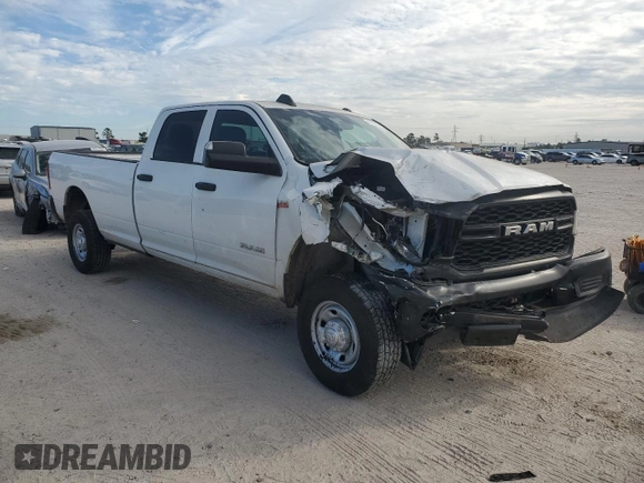 2021 Ram 2500 Tradesman with VIN 3C6UR5HJ1MG582118, listed as a Copart auction lot 83188764 with 43,212 mi miles and Salvage title. Bid and sale history available at DreamBid. Image 4.