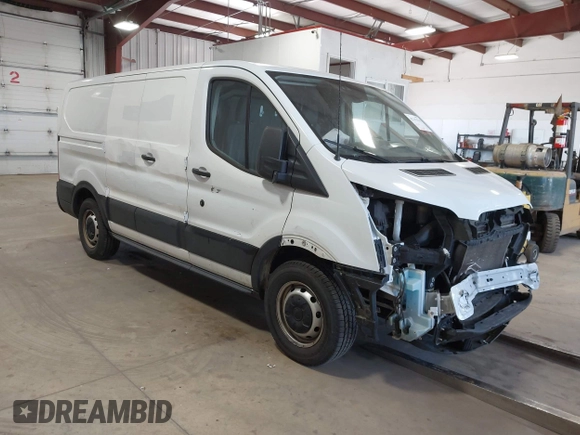 2019 Ford Transit z VIN 1FTYE1ZM5KKB61368, wystawiony jako IAAI lot #42232514 z przebiegiem 65 348 mil mil oraz . Historia ofert i sprzedaży dostępna na DreamBid. Obrazek 1.