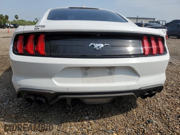 2023 Ford Mustang EcoBoost with VIN 1FA6P8TH3P5106032, listed as a Copart auction lot 51482655 with 27,510 mi miles and Salvage title. Bid and sale history available at DreamBid. Image 6.