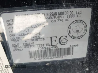 2018 Nissan Kicks SV z VIN 3N1CP5CU2JL506943, wystawiony jako IAAI lot #39346949 z przebiegiem 70 858 mil mil oraz . Historia ofert i sprzedaży dostępna na DreamBid. Obrazek 9.