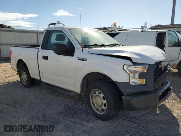 2016 Ford F-150 XL with VIN 1FTMF1C8XGKD25759, listed as a Copart auction lot 82680884 with 123,882 mi miles and Salvage Title. Bid and sale history available at DreamBid. Image 4.