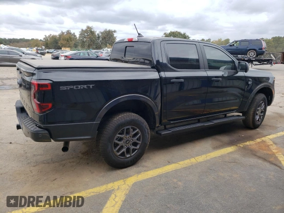 2024 Ford Ranger XLT with VIN 1FTER4GH7RLE17982, listed as a Copart auction lot 75858184 with 2,652 mi miles and Non Repairable. Bid and sale history available at carsss.com. Image 3.
