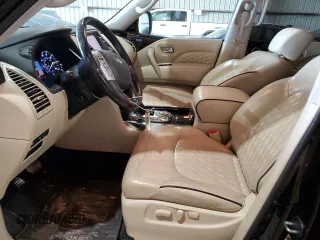 2018 Infiniti QX80 with VIN JN8AZ2NF1J9663887, listed as a Copart auction lot 66756394 with 81,628 mi miles and Salvage Title. Bid and sale history available at carsss.com. Image 7.