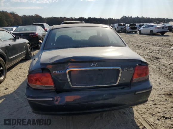 2005 Hyundai Sonata GLS with VIN KMHWF35H45A102665, listed as a Copart auction lot 76581204 with 208,763 mi miles and Salvage Title. Bid and sale history available at carsss.com. Image 6.
