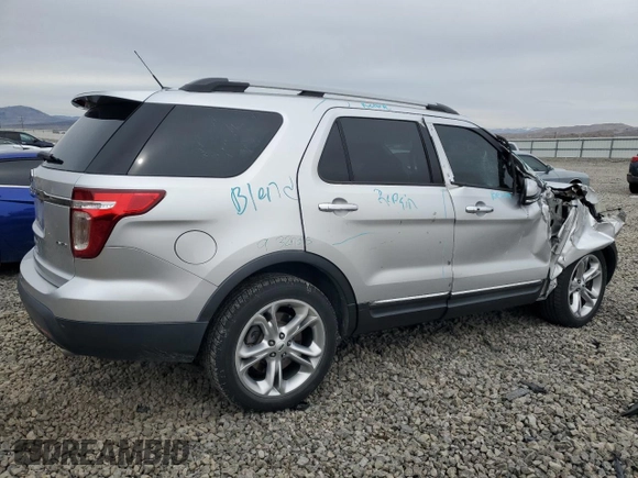 2015 Ford Explorer Limited with VIN 1FM5K8F88FGB74373, listed as a Copart auction lot 48856075 with 134,527 mi miles and Salvage Title. Bid and sale history available at DreamBid. Image 3.