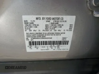 2022 Ford Explorer Platinum with VIN 1FM5K8HC2NGA20340, listed as a Copart auction lot 84828474 with 39,477 mi miles and Salvage Title. Bid and sale history available at carsss.com. Image 13.