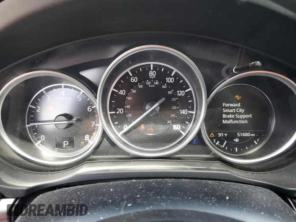 2020 Mazda CX-5 Sport with VIN JM3KFABMXL0794725, listed as a Copart auction lot 70400864 with 51,680 mi miles and Salvage Title. Bid and sale history available at carsss.com. Image 9.