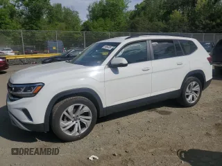 2021 Volkswagen Atlas SE with VIN 1V2HR2CA8MC581517, listed as a Copart auction lot 54964305 with 95,125 mi miles and Salvage title. Bid and sale history available at DreamBid. Image 1.