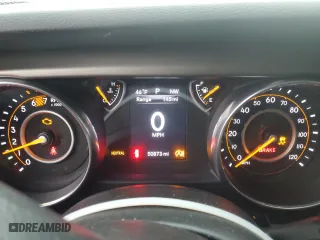 2018 Jeep Wrangler Unlimited Sport S with VIN 1C4HJXDN8JW293224, listed as a Copart auction lot 43574685 with 50,873 mi miles and Salvage Title. Bid and sale history available at carsss.com. Image 9.