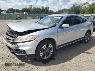 2014 Honda Crosstour EX with VIN 5J6TF1H39EL001860, listed as a Copart auction lot 72676414 with 121,406 mi miles and Salvage Title. Bid and sale history available at DreamBid. Image 1.