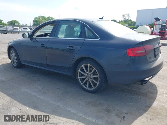 2015 Audi A4 Premium Plus with VIN WAUFFAFL4FN005467, listed as a IAAI auction lot 42079696 with 134,227 mi miles. Bid and sale history available at carsss.com. Image 3.