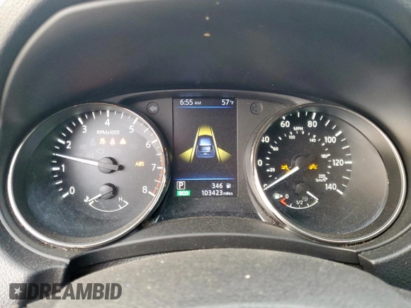 2019 Nissan Rogue SV with VIN KNMAT2MT0KP547548, listed as a Copart auction lot 50066415 with 103,423 mi miles and Salvage Title. Bid and sale history available at DreamBid. Image 9.