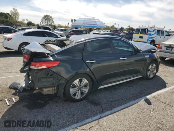 2017 Kia Optima EX with VIN KNAGU4LE8H5017397, listed as a Copart auction lot 48612665 with Not provided miles and Non repairable. Bid and sale history available at DreamBid. Image 3.