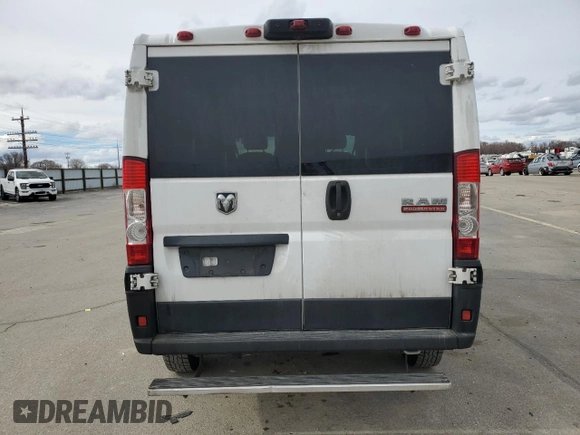 2019 Ram ProMaster Cargo with VIN 3C6TRVNG6KE512918, listed as a Copart auction lot 49177795 with 160,417 mi miles and Salvage Title. Bid and sale history available at DreamBid. Image 6.