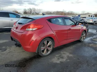 2012 Hyundai Veloster w/Gray Int with VIN KMHTC6AD6CU077585, listed as a Copart auction lot 84170474 with 101,723 mi miles and Salvage title. Bid and sale history available at DreamBid. Image 3.