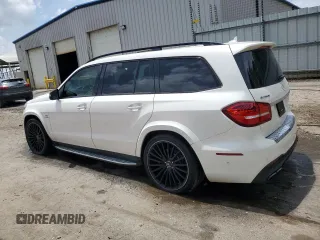 2018 Mercedes-Benz GLS with VIN 4JGDF7FE0JB109409, listed as a Copart auction lot 63610364 with 108,787 mi miles and Salvage Title. Bid and sale history available at carsss.com. Image 2.