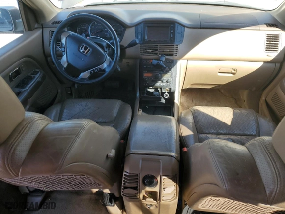 2003 Honda Pilot EX with VIN 2HKYF18753H583293, listed as a Copart auction lot 47276235 with 247,434 mi miles and Salvage Title. Bid and sale history available at carsss.com. Image 8.