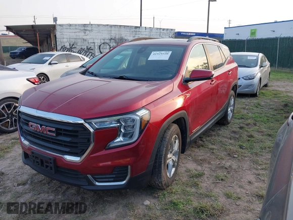 2022 GMC Terrain SLE z VIN 3GKALMEV9NL192735, wystawiony jako IAAI lot #41929320 z przebiegiem Nie podano mil oraz . Historia ofert i sprzedaży dostępna na DreamBid. Obrazek 17.