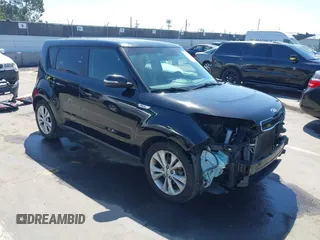 2014 Kia Soul + with VIN KNDJP3A54E7050698, listed as a IAAI auction lot 41954306 with 164,089 mi miles and . Bid and sale history available at DreamBid. Image 1.
